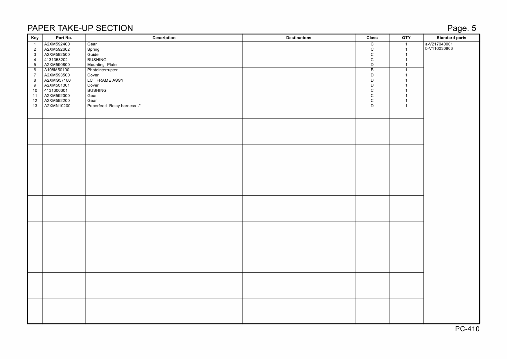 Konica-Minolta Options PC-410 A2XM003 Parts Manual-4